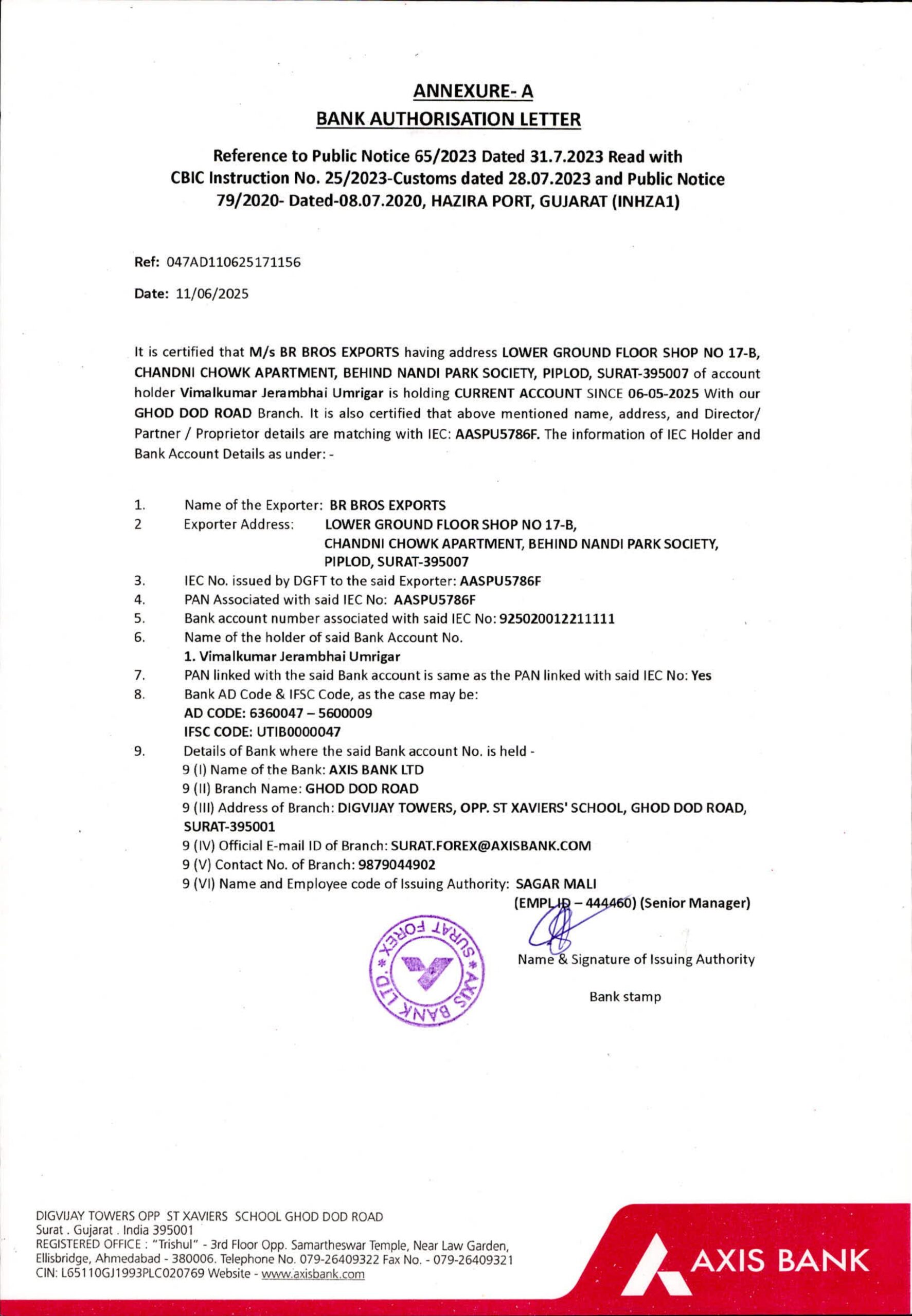 Brbros export AD code Page 2